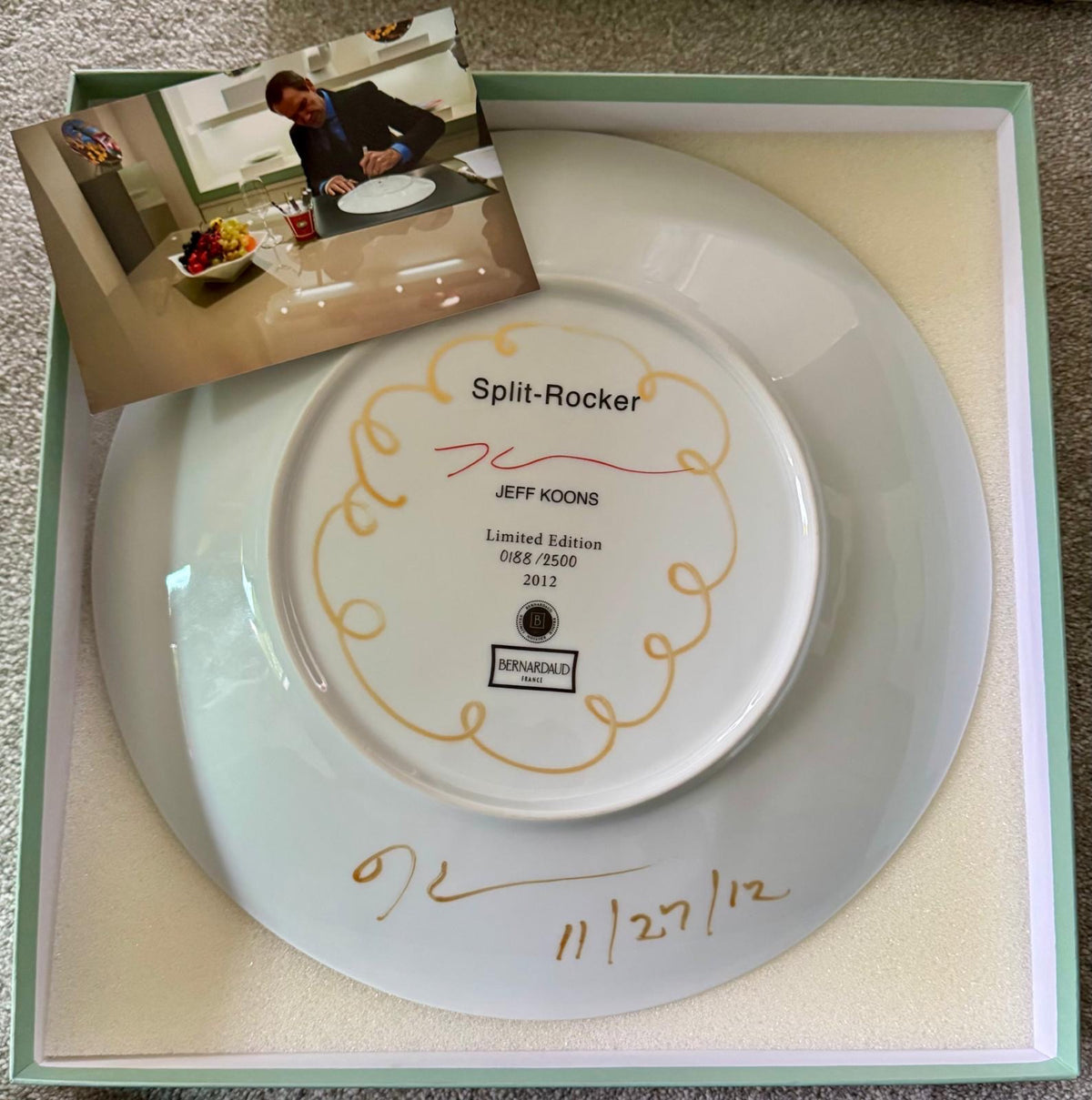 Jeff Koons, Split Rocker (Hand-signed and finished), 2012