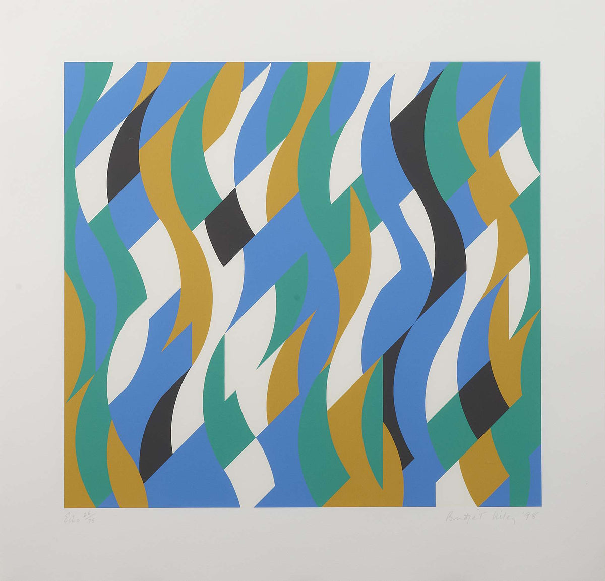 Bridget Riley, Echo, 1998