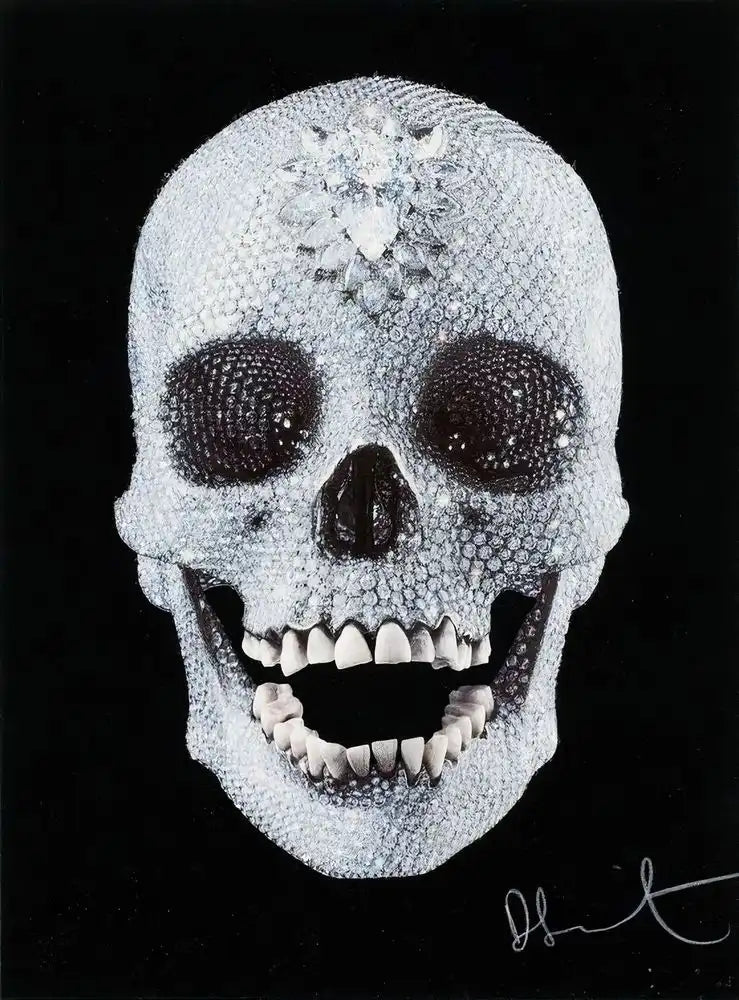 ま*り様 Damien Hirst Believe 直筆サイン入 シルクスクリー Damien Hirst, For The Love Of God, Believe | Damien Hirst Skull