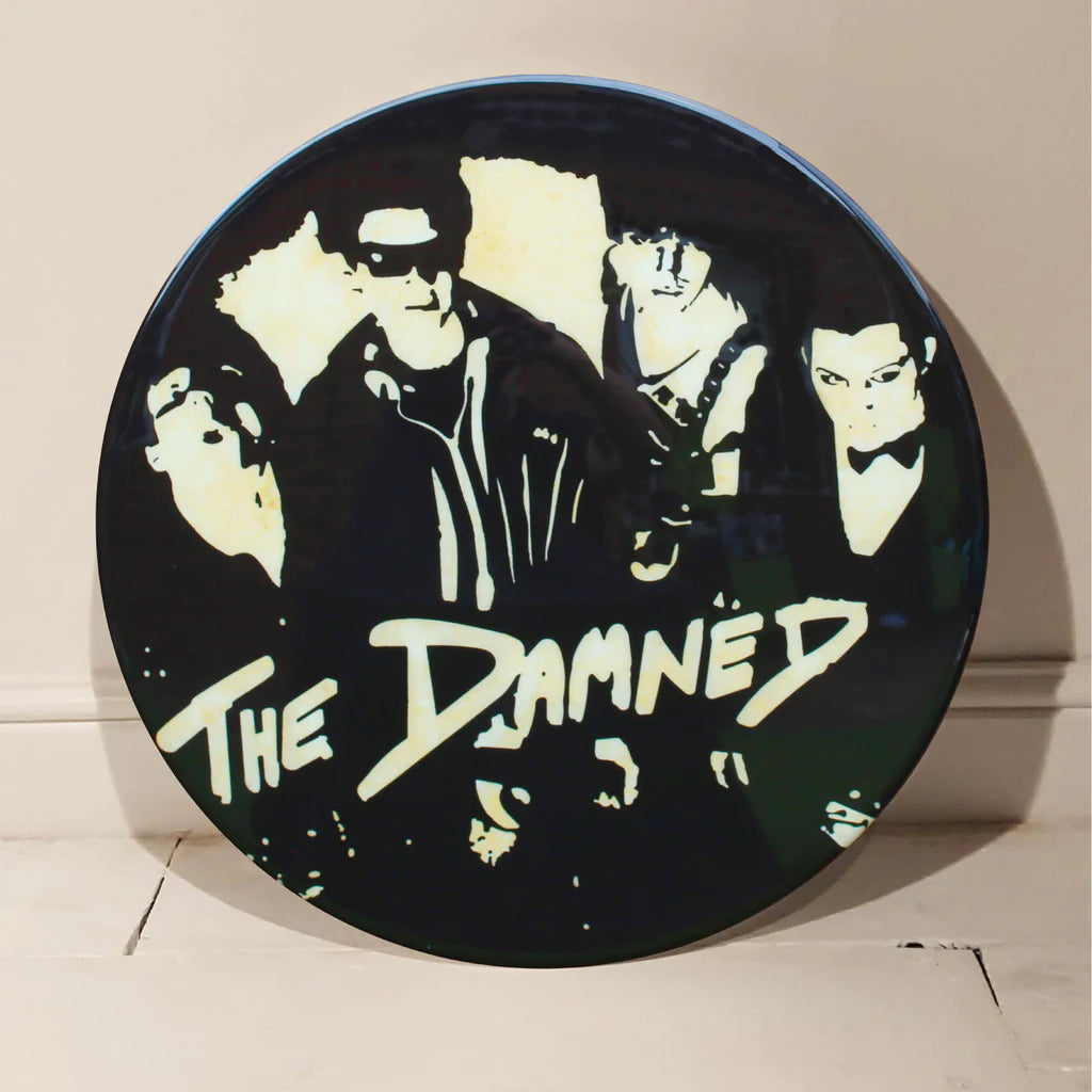 Tape Deck Art The Damned New Rose Giant 3D Vintage Pin Badge