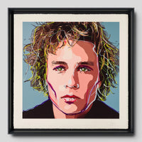 Johnny Depp, Heath Ledger (Framed), 2023