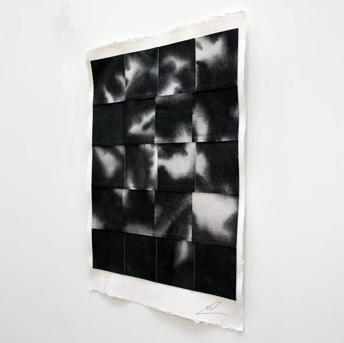 Henry Woolway, Echoes on paper 02, 2023, Abstract Wall art for sale with artist signature from Smolensky Gallery