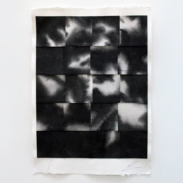 Henry Woolway, Echoes on paper 02, 2023, Abstract Wall art for sale with artist signature from Smolensky Gallery