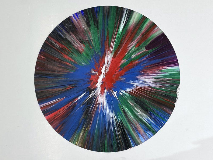 Damien Hirst, Spin Painting (Circle), 2009