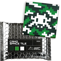 Invader, Set of Camo Space Tiles, 2024 Limited edition art for sale from Smolensky Gallery