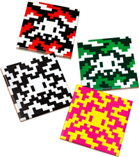 Invader, Set of Camo Space Tiles, 2024 Limited edition art for sale from Smolensky Gallery