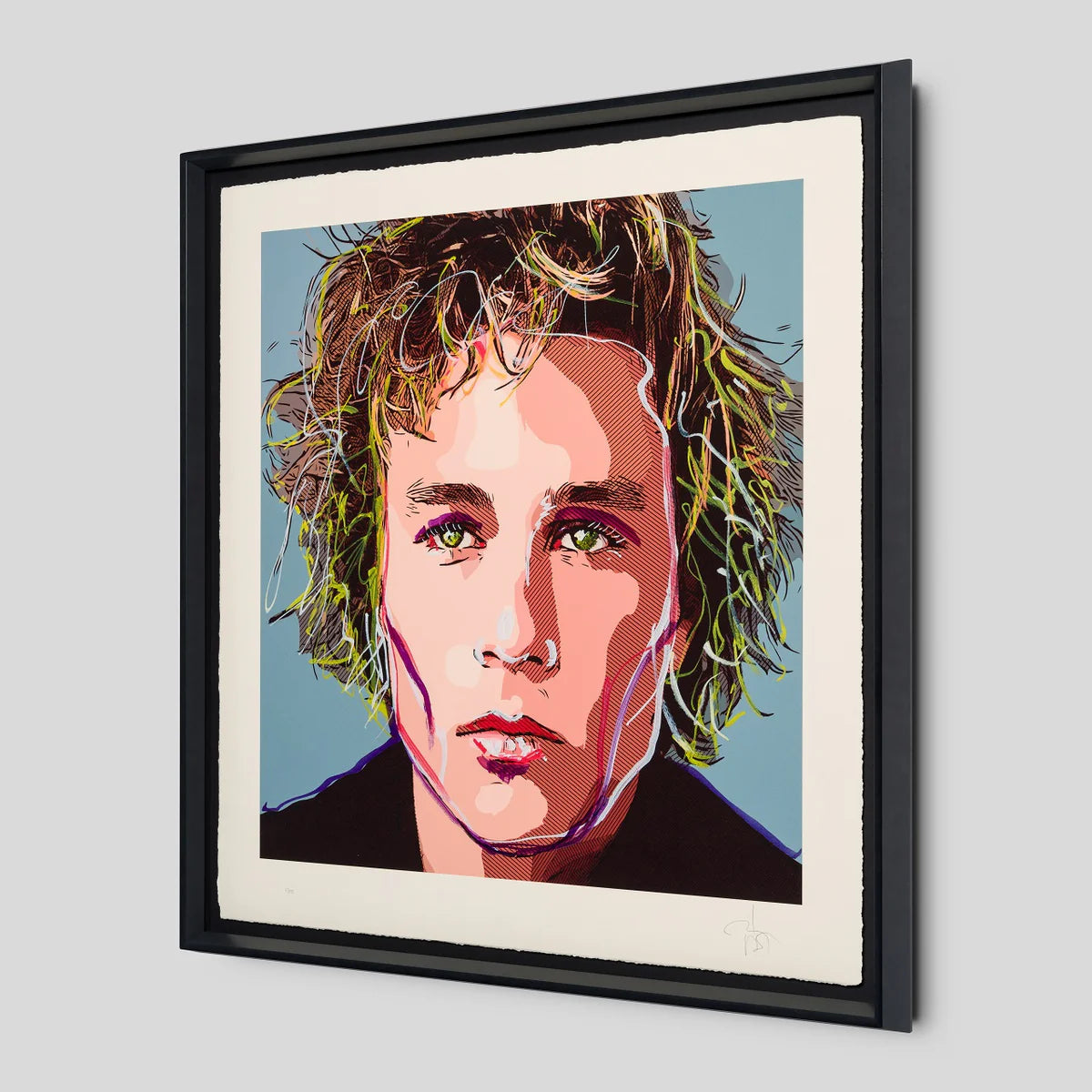 Johnny Depp, Heath Ledger (Framed), 2023