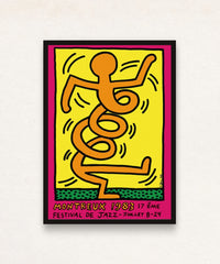 Keith Haring, Montreux Jazz Festival, 1983 (Orange)