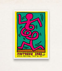 Keith Haring, Montreux Jazz Festival 1983 (Pink)