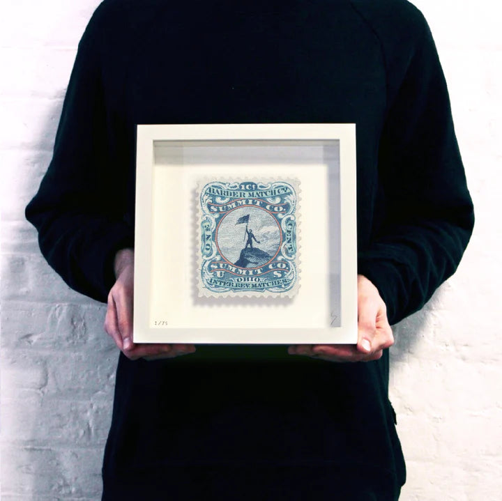 Guy Gee Art - OHIO stamp art- Contemporary Art Gallery