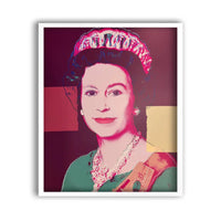 Pop art screenprint by Sunday B Morning (Andy Warhol) Sunday B. Morning (Andy Warhol), 335 Queen Elizabeth II – collectible contemporary artwork for sale from Smolensky Gallery
