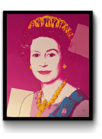 Pop art screenprint by Sunday B Morning (Andy Warhol) Sunday B. Morning (Andy Warhol), 336 Queen Elizabeth II – collectible contemporary artwork for sale from Smolensky Gallery