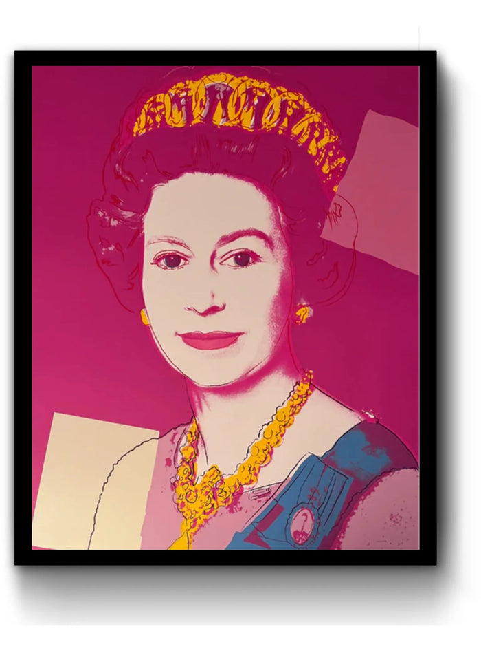 Pop art screenprint by Sunday B Morning (Andy Warhol) Sunday B. Morning (Andy Warhol), 336 Queen Elizabeth II – collectible contemporary artwork for sale from Smolensky Gallery