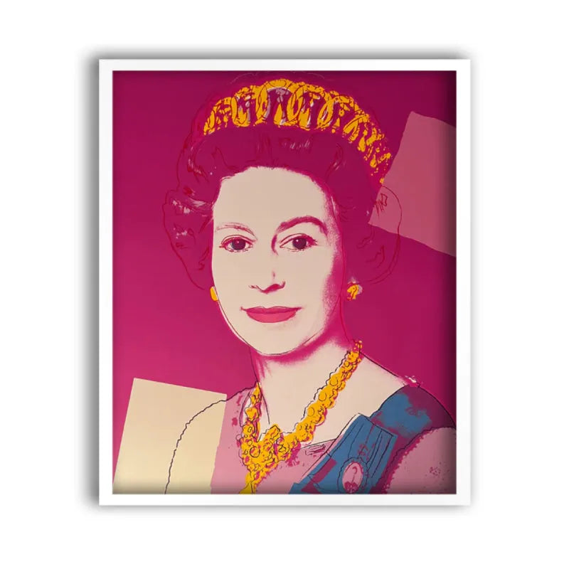 Pop art screenprint by Sunday B Morning (Andy Warhol) Sunday B. Morning (Andy Warhol), 336 Queen Elizabeth II – collectible contemporary artwork for sale from Smolensky Gallery
