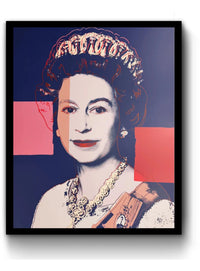 Pop art screenprint by Sunday B Morning (Andy Warhol) Sunday B. Morning (Andy Warhol), 337 Queen Elizabeth II – collectible contemporary artwork for sale from Smolensky Gallery