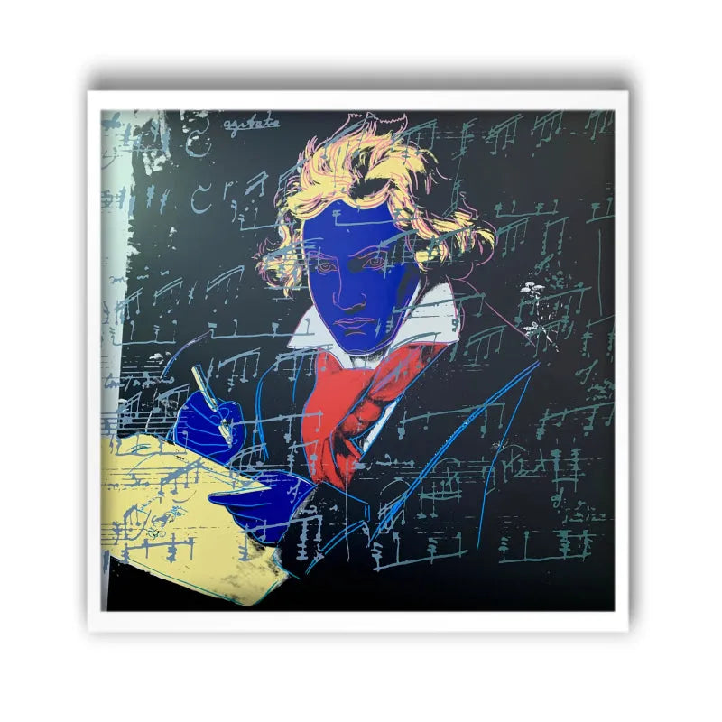 Pop art screenprint by Sunday B Morning (Andy Warhol) Sunday B. Morning (Andy Warhol), Beethoven 390 – collectible contemporary artwork for sale from Smolensky Gallery