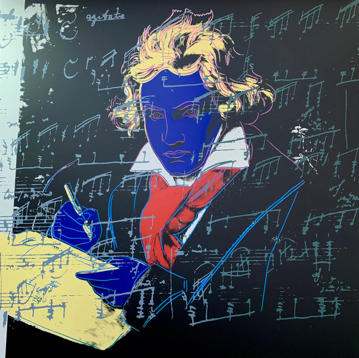 Pop art screenprint by Sunday B Morning (Andy Warhol) Sunday B. Morning (Andy Warhol), Beethoven 390 – collectible contemporary artwork for sale from Smolensky Gallery