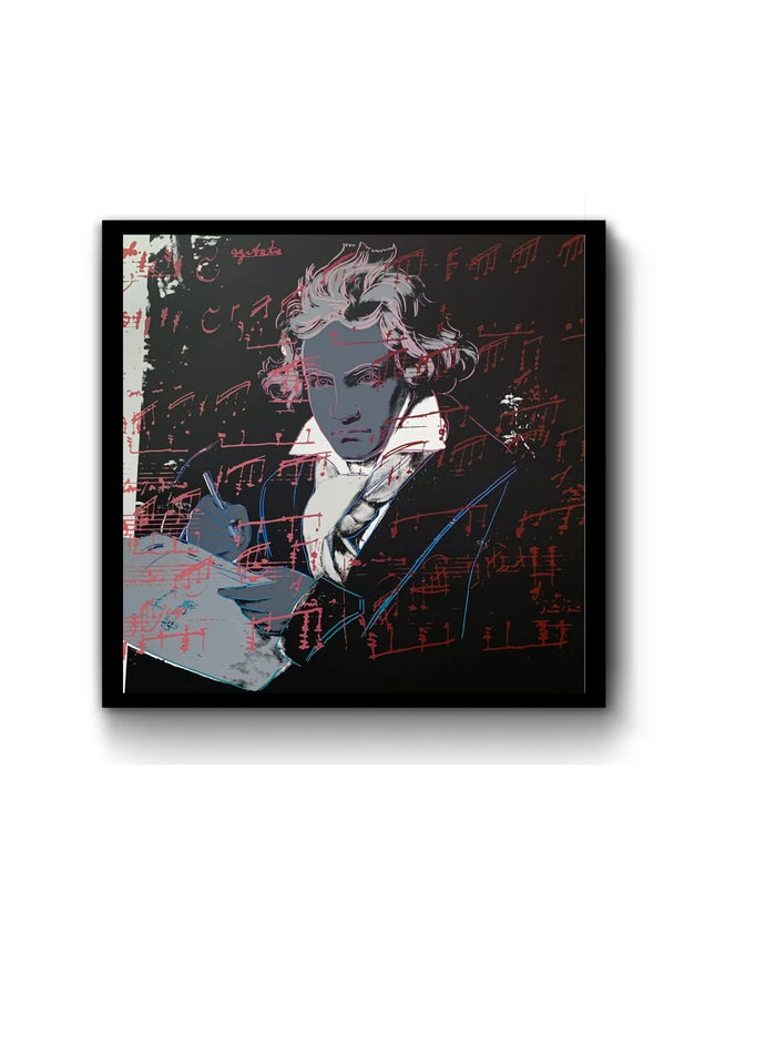 Pop art screenprint by Sunday B Morning (Andy Warhol) Sunday B. Morning (Andy Warhol), Beethoven 391 – collectible contemporary artwork for sale from Smolensky Gallery