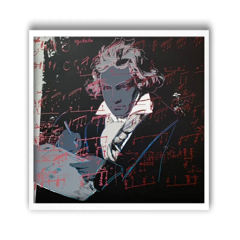Pop art screenprint by Sunday B Morning (Andy Warhol) Sunday B. Morning (Andy Warhol), Beethoven 391 – collectible contemporary artwork for sale from Smolensky Gallery