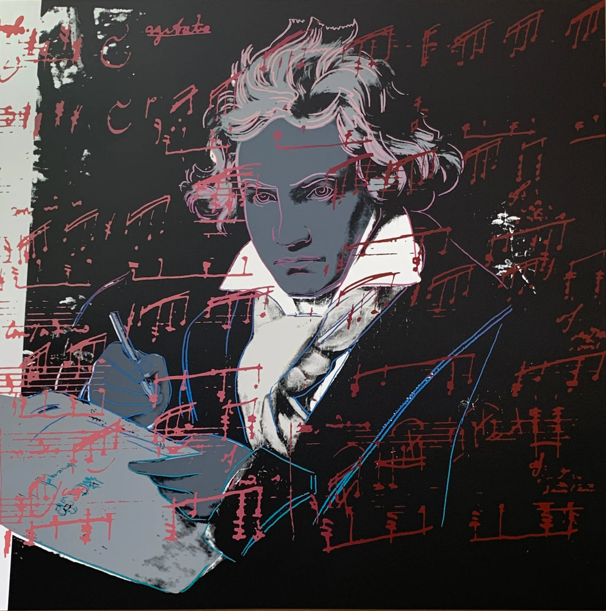 Pop art screenprint by Sunday B Morning (Andy Warhol) Sunday B. Morning (Andy Warhol), Beethoven 391 – collectible contemporary artwork for sale from Smolensky Gallery