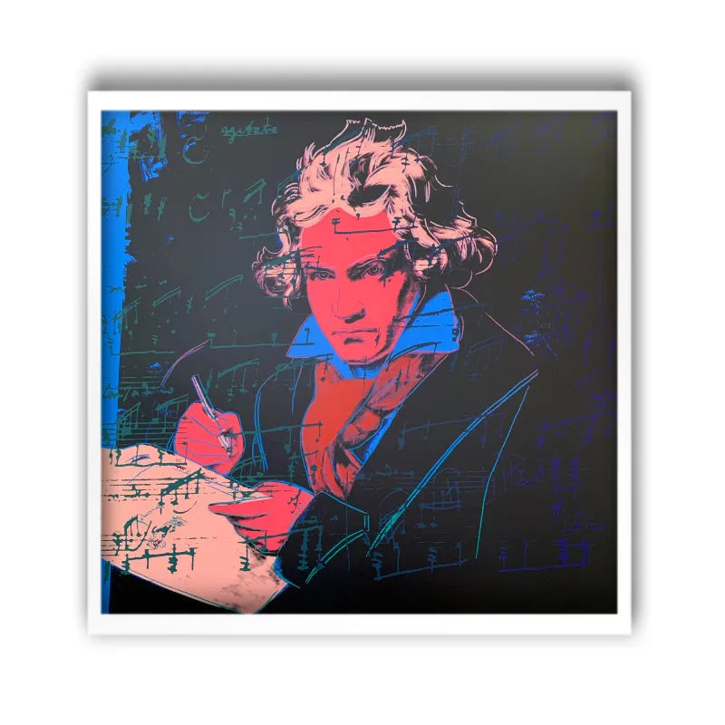 Pop art screenprint by Sunday B Morning (Andy Warhol) Sunday B. Morning (Andy Warhol), Beethoven 392 – collectible contemporary artwork for sale from Smolensky Gallery
