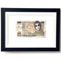 TBOY, Liam £50 bank note, original artwork for sale from Smolensky Gallery