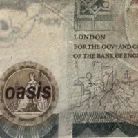 TBOY, Liam £50 bank note, original artwork for sale from Smolensky Gallery