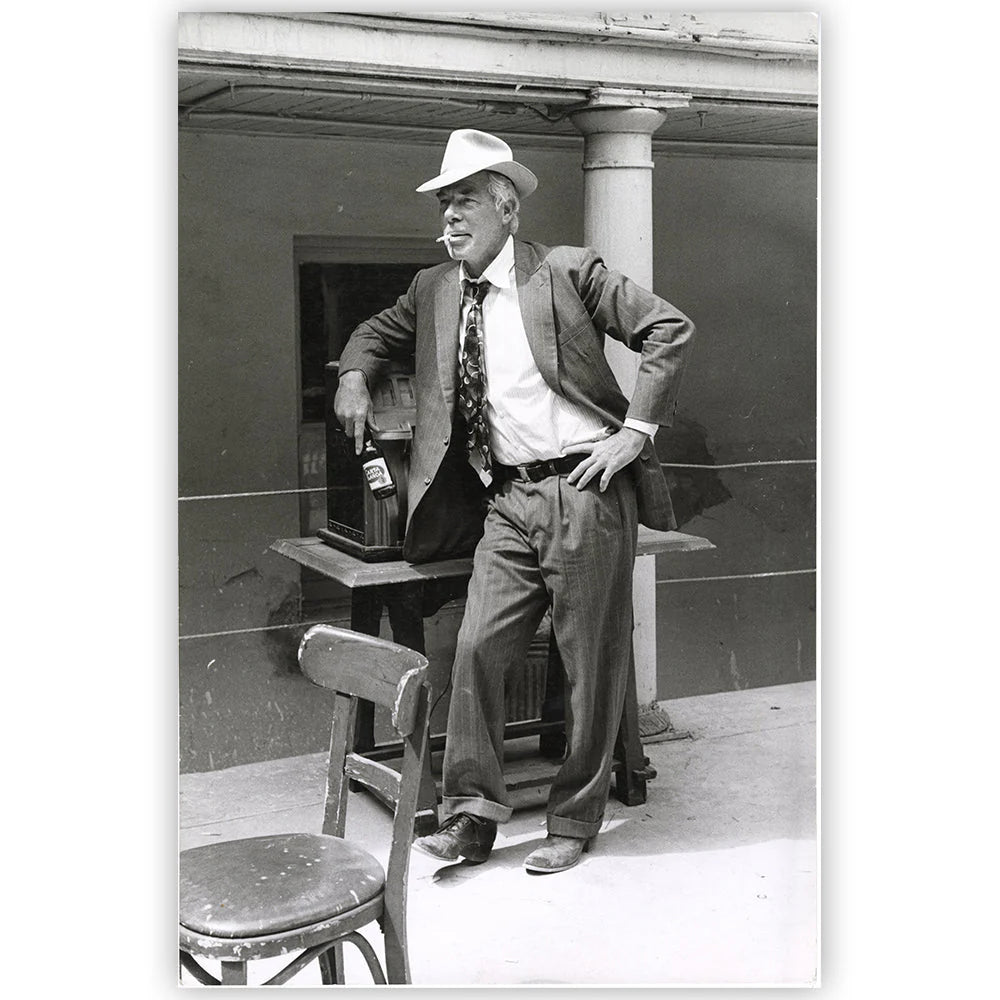 Terry O'Neill, Lee Marvin on the set of Pocket Money, 1971