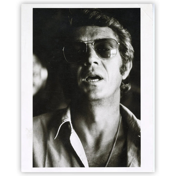 Terry O'Neill, Steve McQueen in aviator sunglasses, 1969
