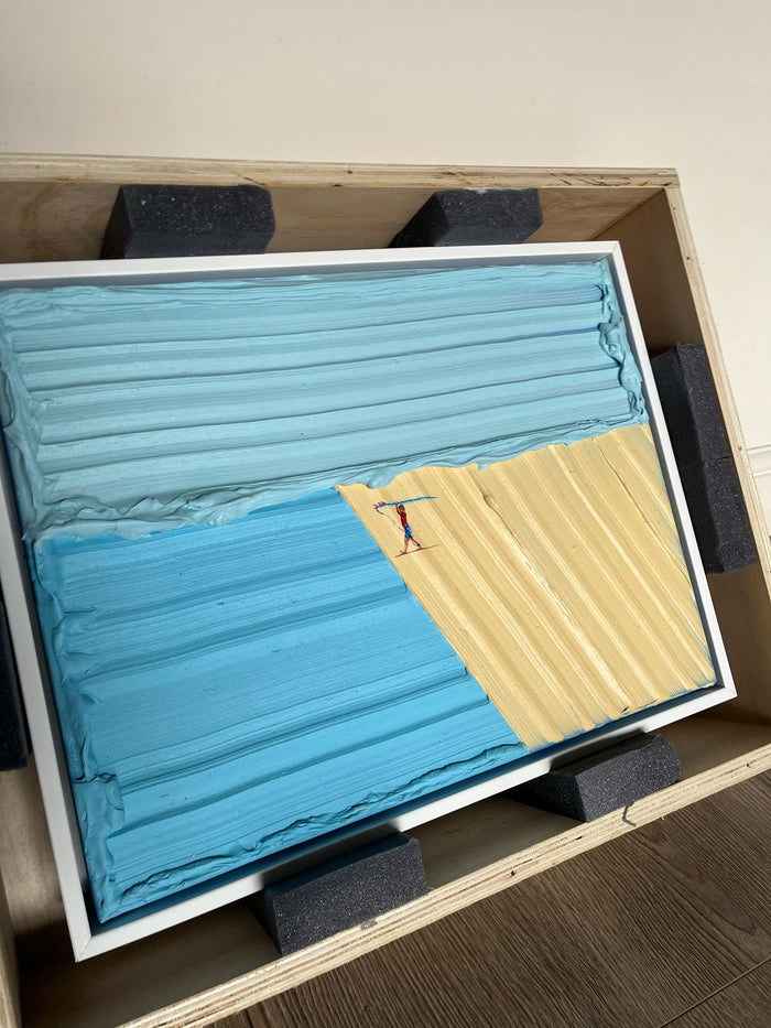 Werner Bronkhorst, Coast is Clear (WET SERIES), 2025 limited edition artwork for sale, collectible contemporary art at Smolensky Gallery