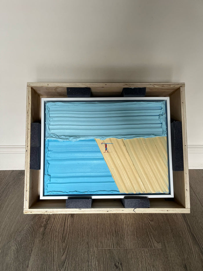 Werner Bronkhorst, Coast is Clear (WET SERIES), 2025 limited edition artwork for sale, collectible contemporary art at Smolensky Gallery