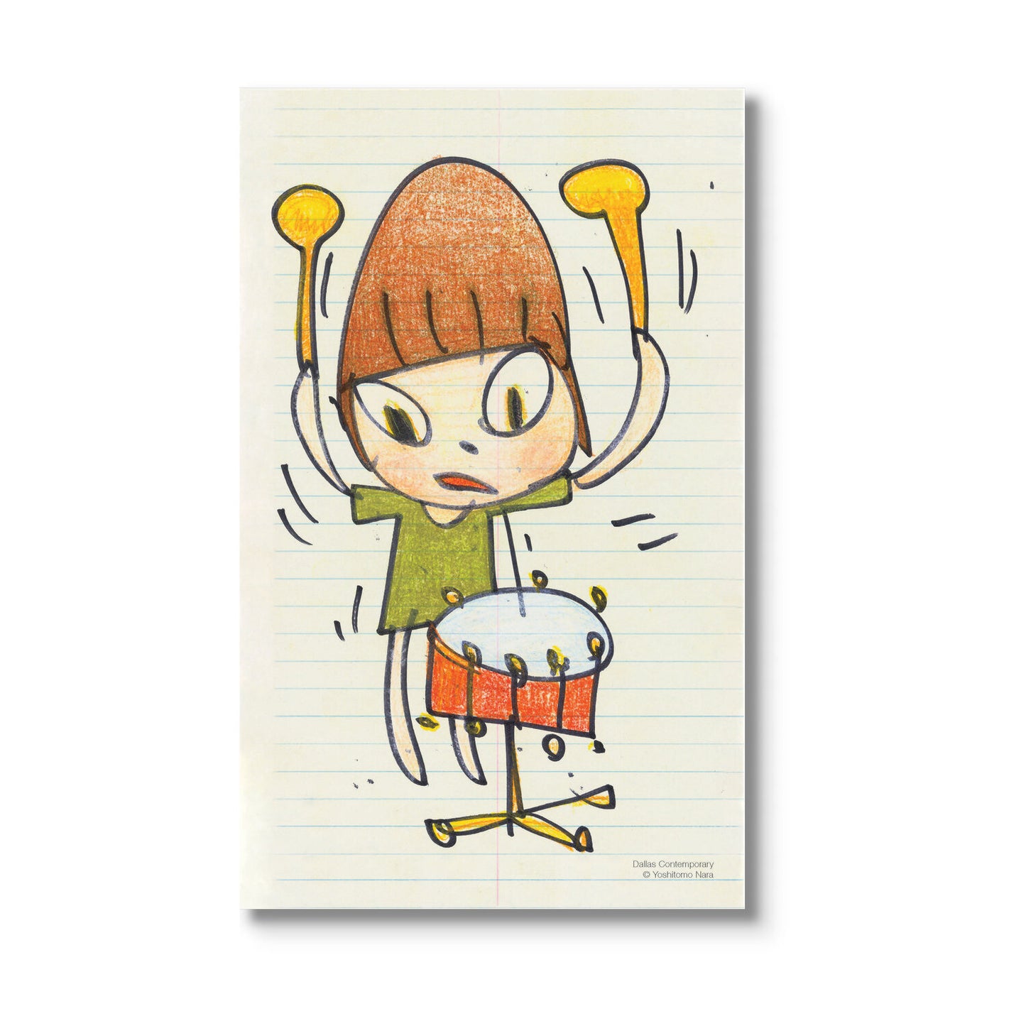 Yoshitomo Nara, Banging the Drum, 2020 - Smolensky Gallery