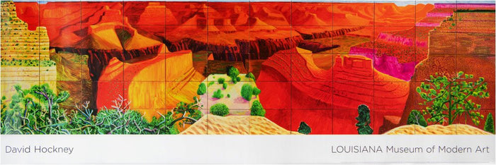 David Hockney, A Closer Grand Canyon, 2011
