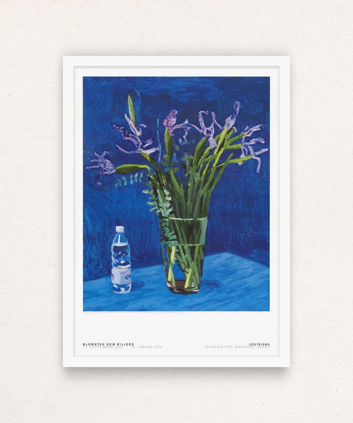 David Hockney, Iris with Evian Bottle, 2022