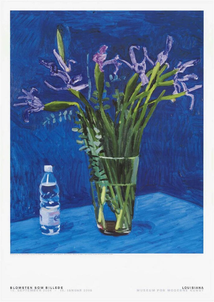 David Hockney, Iris with Evian Bottle, 2022