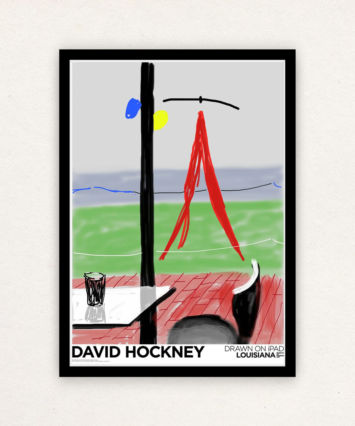 David Hockney, Me Draw on iPad, 2011