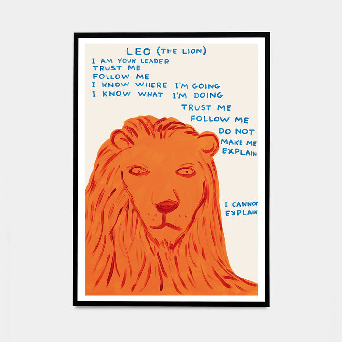 David Shrigley, Signs Of The Zodiac - Leo, 2024 contemporary art for sale from Smolensky Gallery