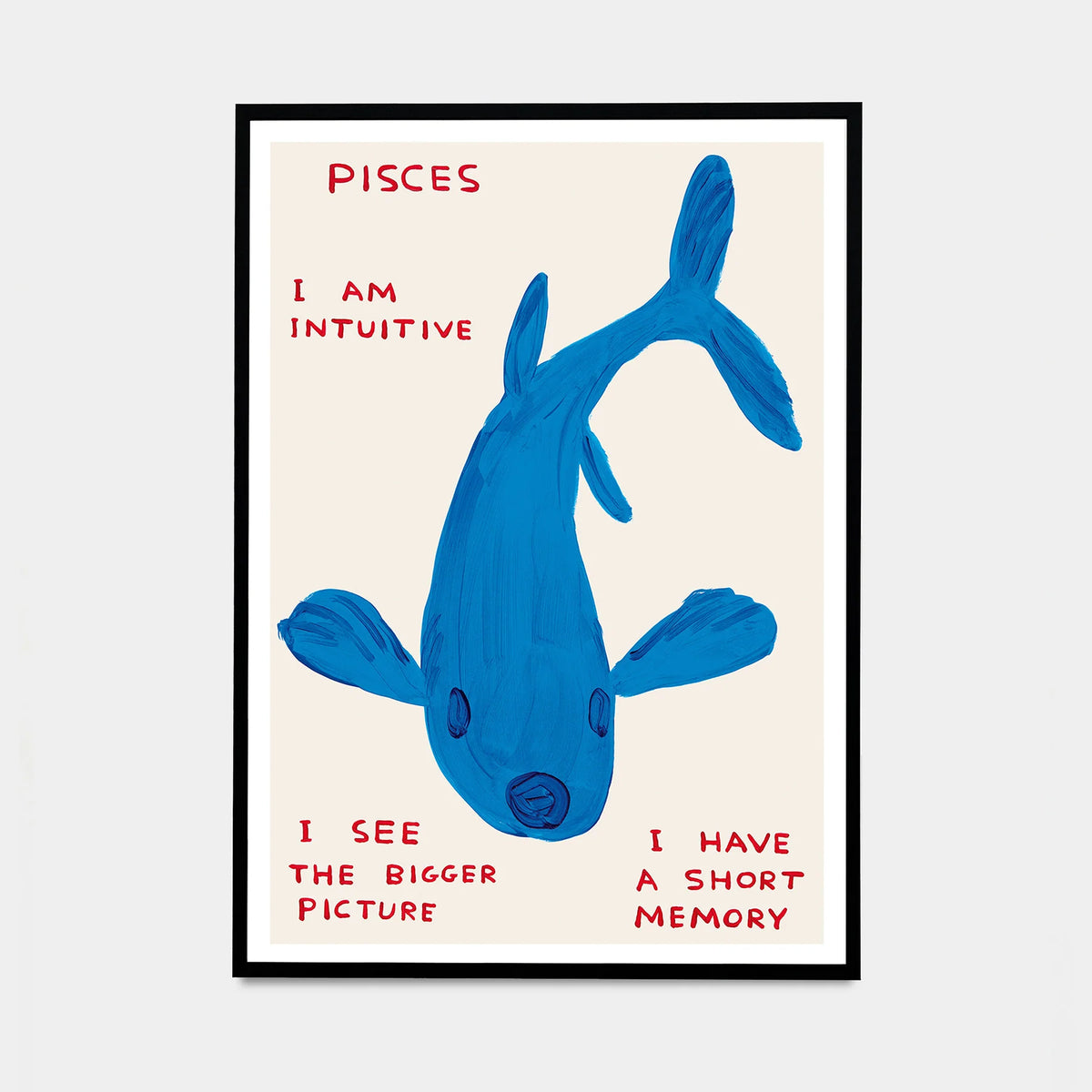 David Shrigley, Signs Of The Zodiac - Pisces, 2024 contemporary art for sale from Smolensky Gallery
