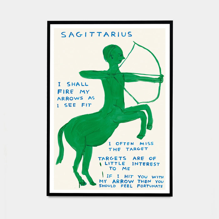 David Shrigley, Signs Of The Zodiac - Sagittarius, 2024 contemporary art for sale from Smolensky Gallery
