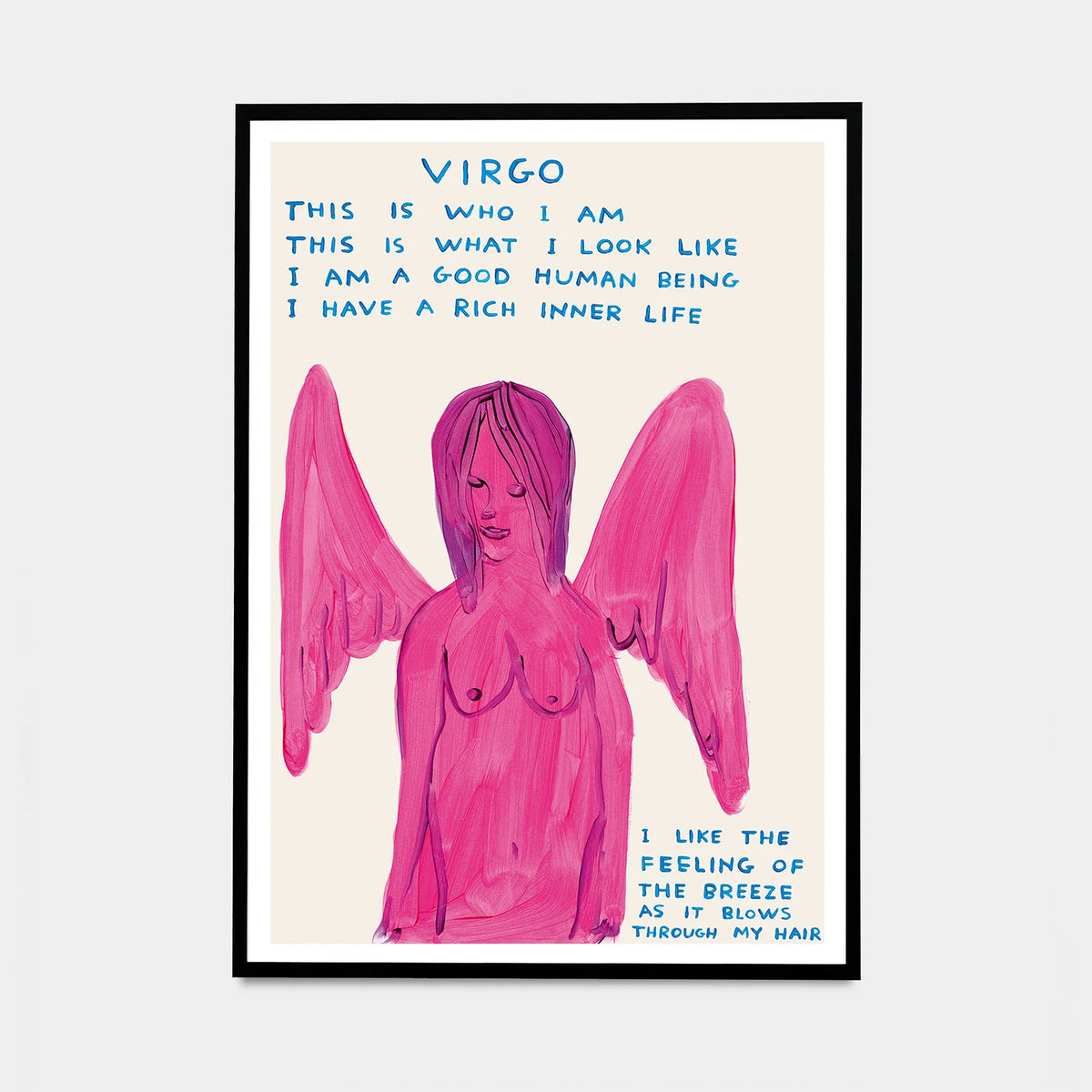 David Shrigley, Signs Of The Zodiac - Virgo, 2024 contemporary art for sale from Smolensky Gallery