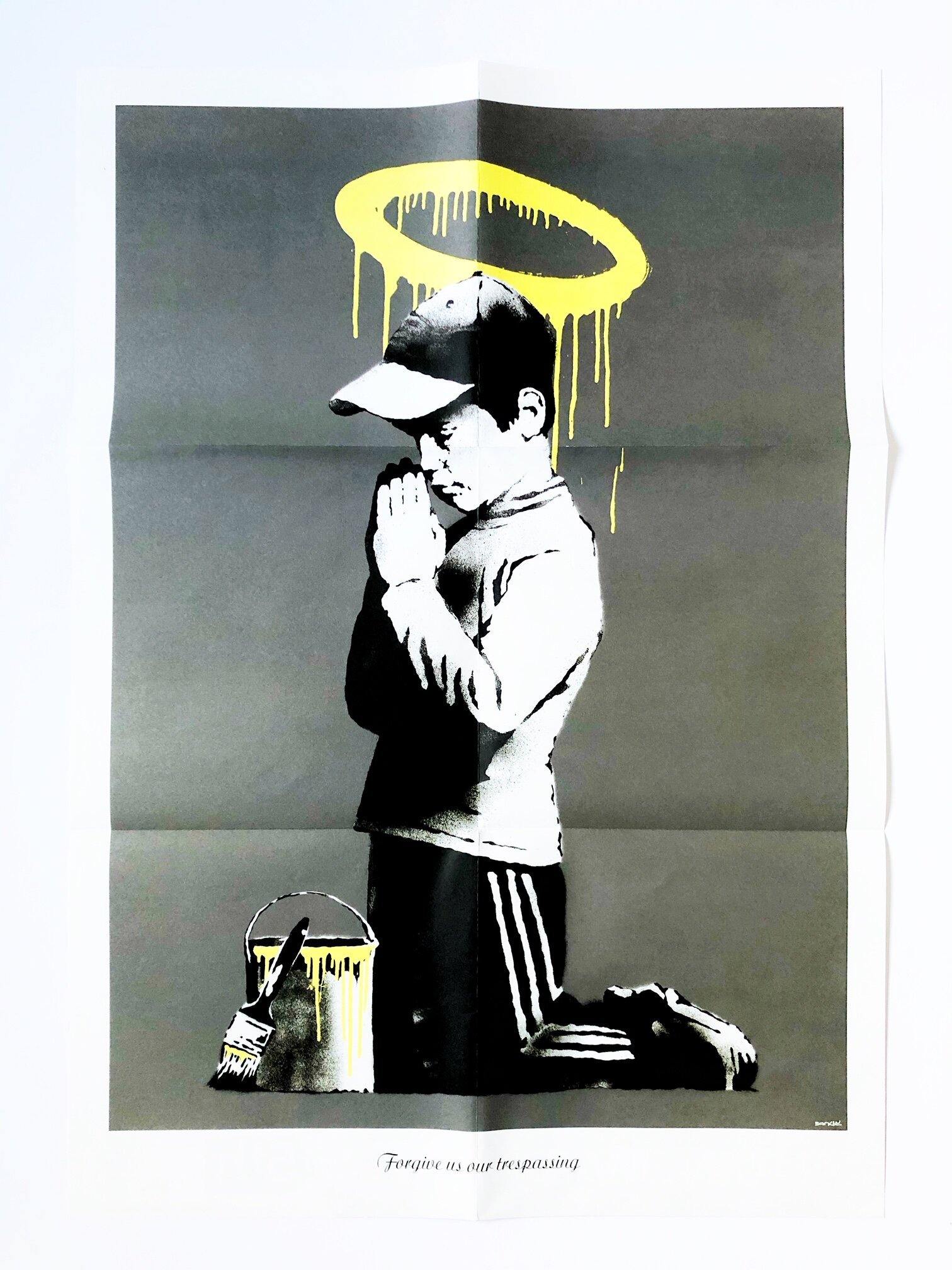 Banksy Forgive Us Our Trespassing Poster - Banksy Print For Sale