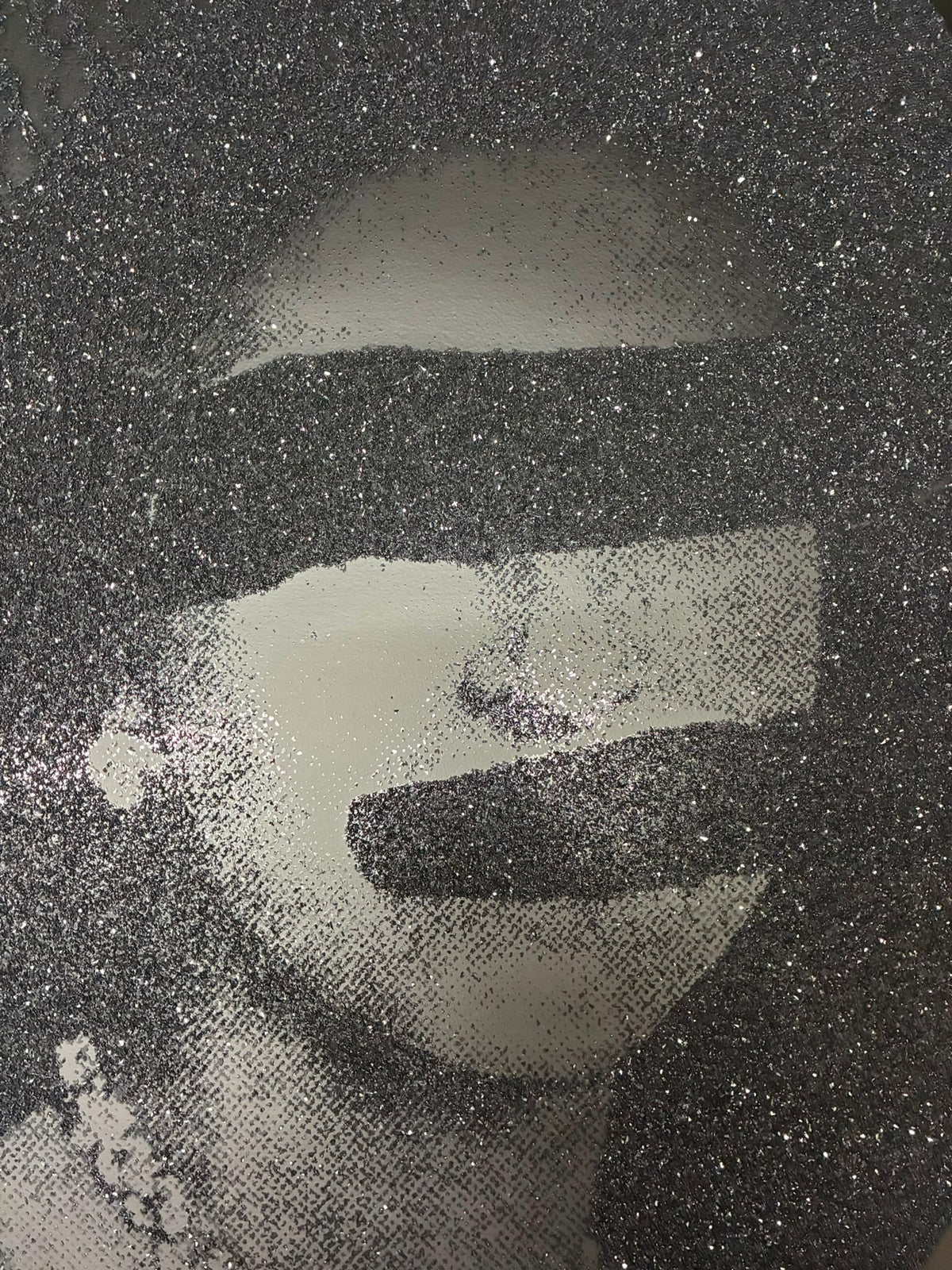 Liberty Queen, (Diamond dust, black on black (white border) Signed 1/1 (unnumbered) (2011)