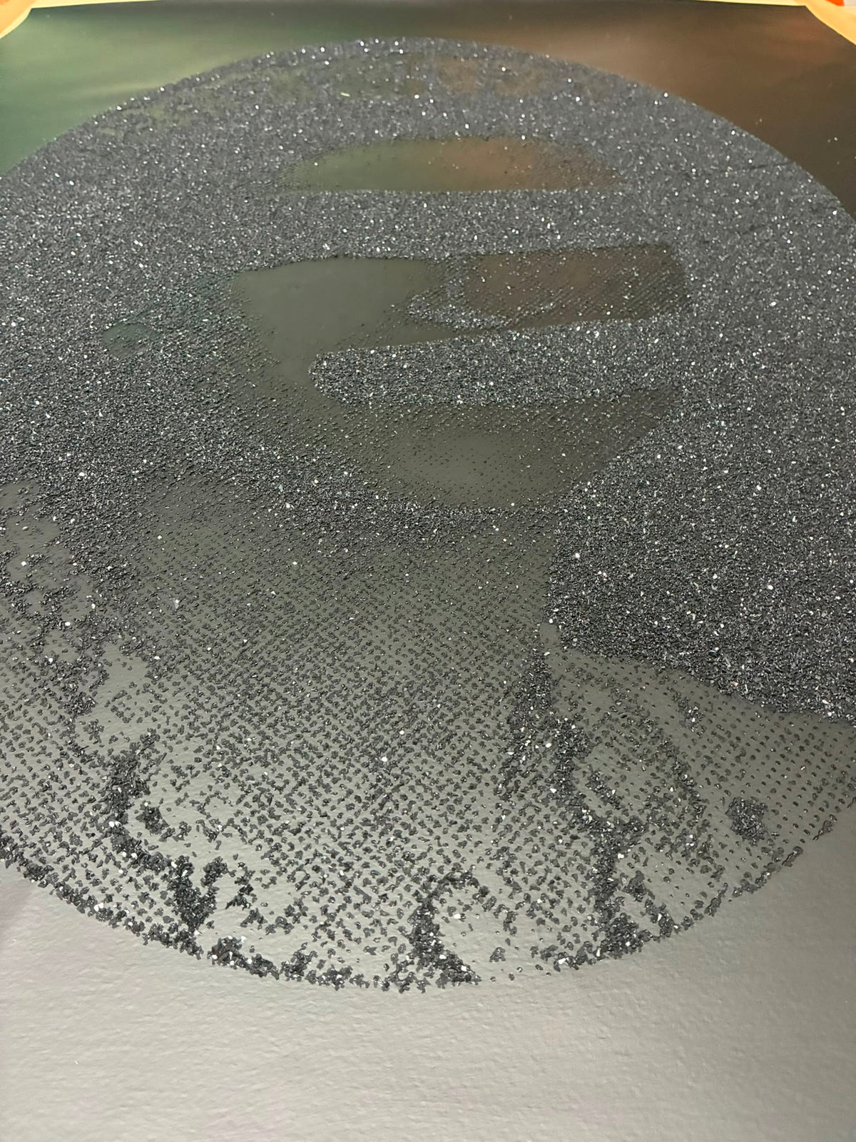 Liberty Queen, (Diamond dust, black on black (white border) Signed 1/1 (unnumbered) (2011)
