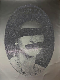 Liberty Queen, (Diamond dust, black on black (white border) Signed 1/1 (unnumbered) (2011)