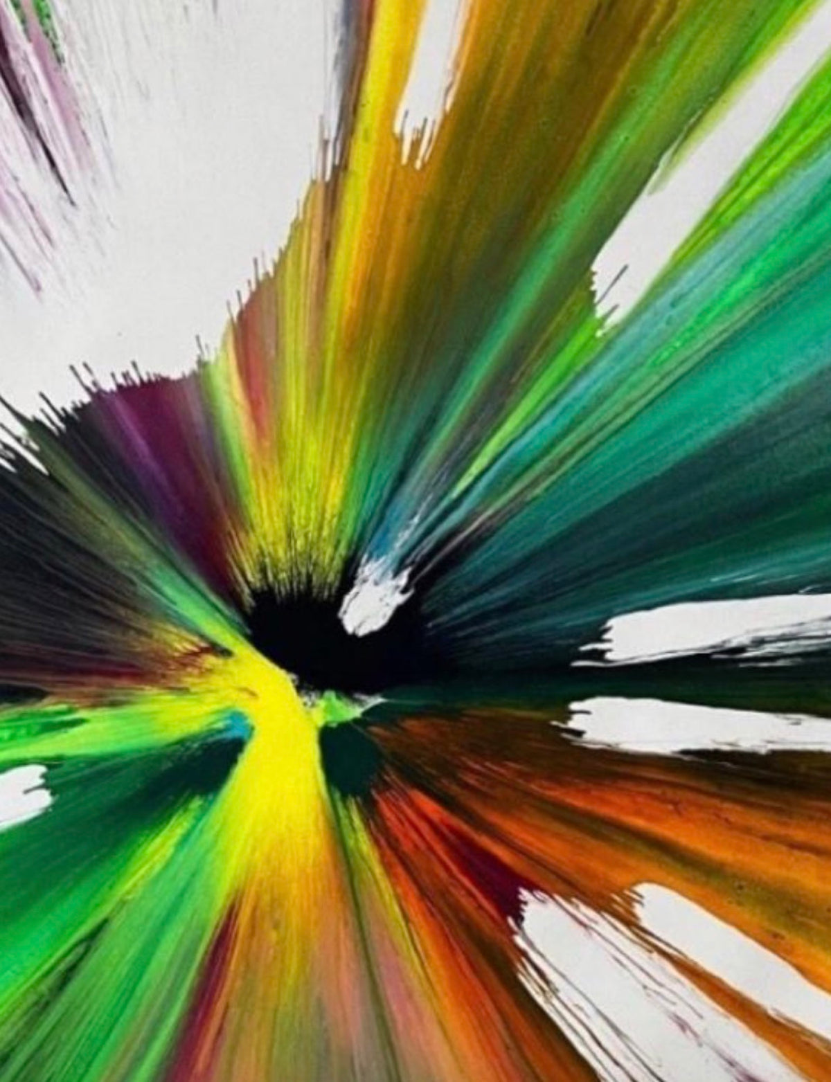 Damien Hirst, Circle Spin Painting, 2009