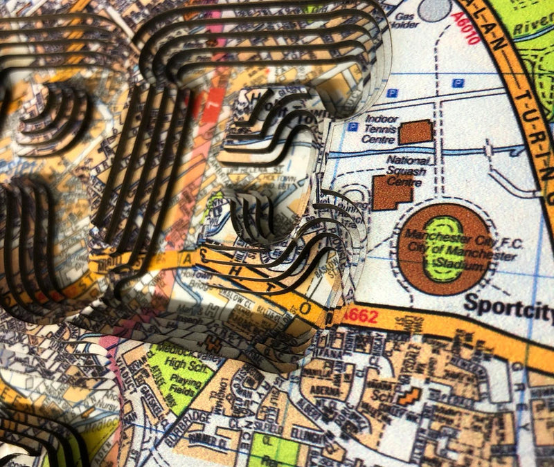 CurlyMark, You Are Here (Manchester) - Smolensky Gallery