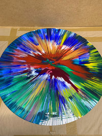 Damien Hirst, Spin Painting (Circle), 2009