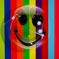 TBOY, Rainbow Smile - medium edition, original artwork for sale