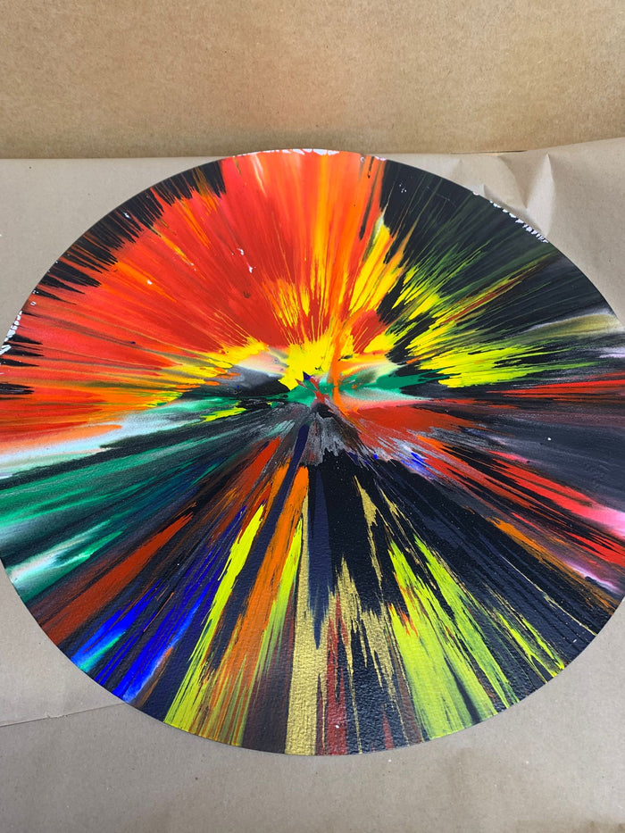 Damien Hirst, Spin Painting (Circle), 2009