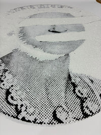 Liberty Queen,(Diamond dust, white on white) Signed edition of 2 Printers proofs (2011)
